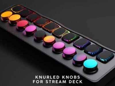 Knurled Knobs for Stream Deck