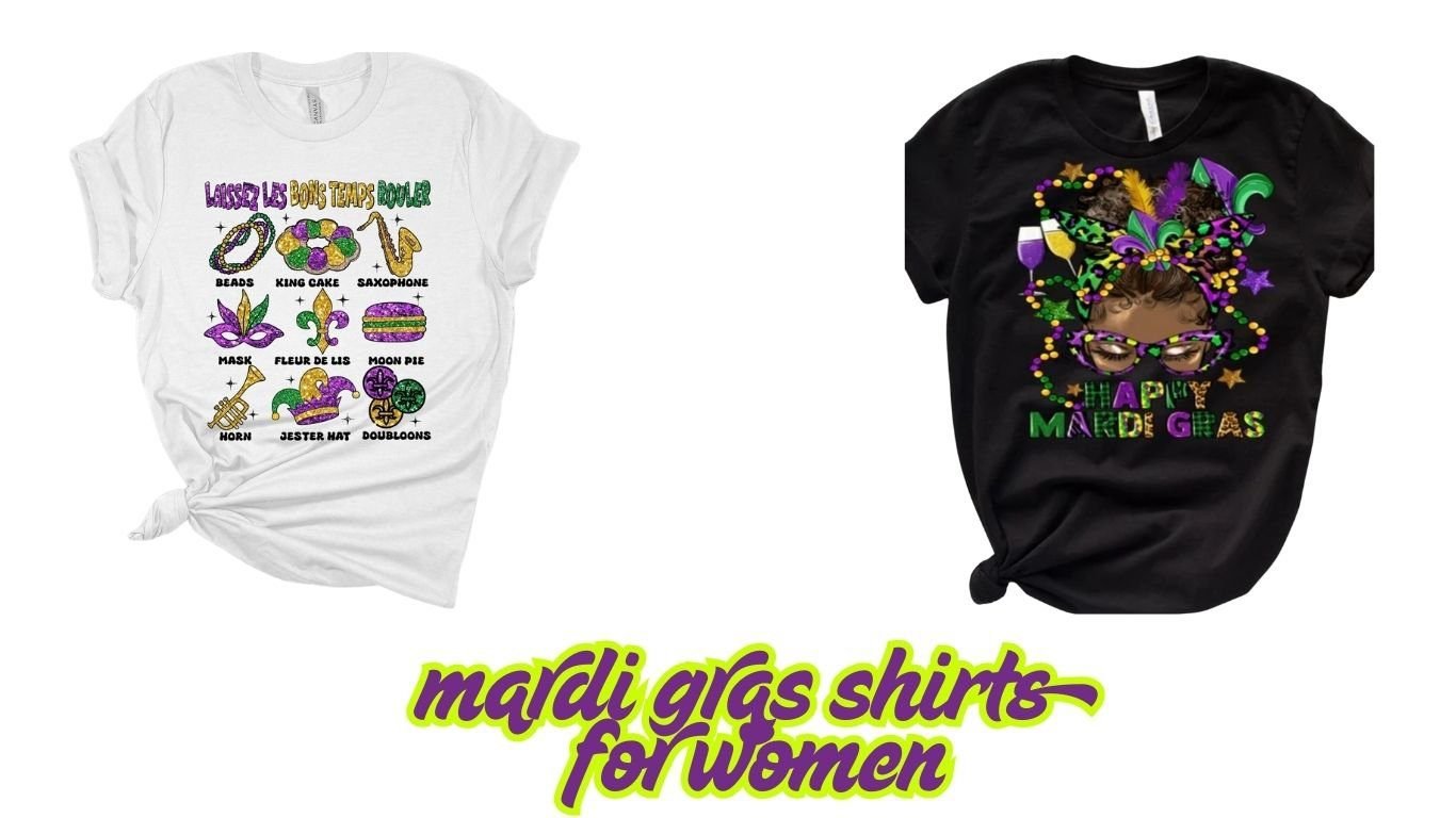 Mardi Gras Shirts for Women