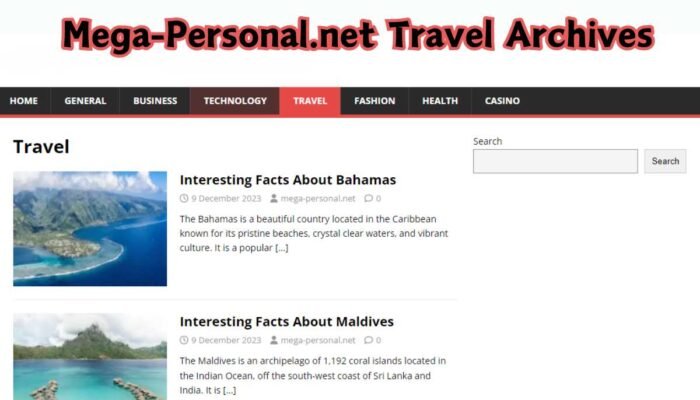 Mega-Personal.net Travel Archives