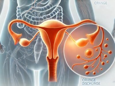 Orange Discharge