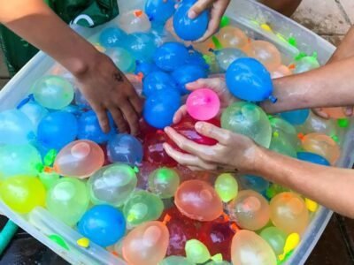 Verzurrung Wasserbomben